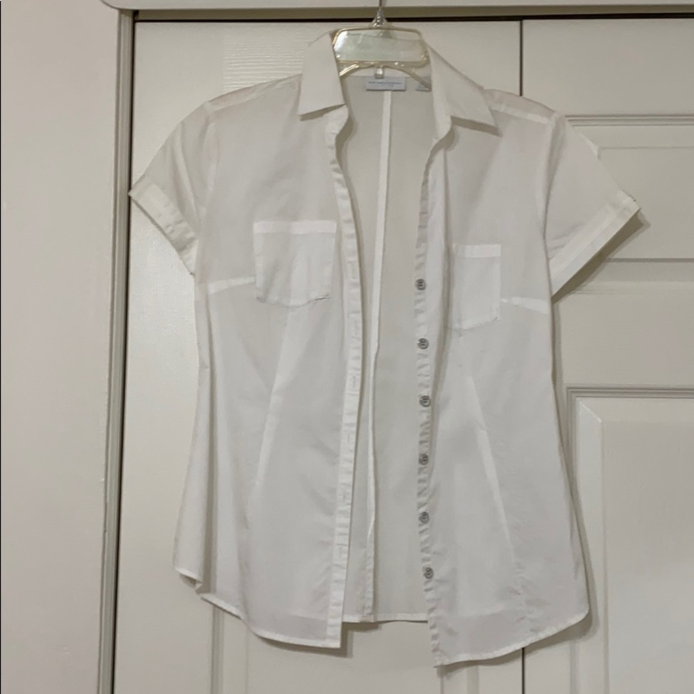 Short sleeve white shirt